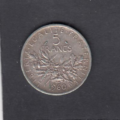 Beschrijving: 5 Francs  